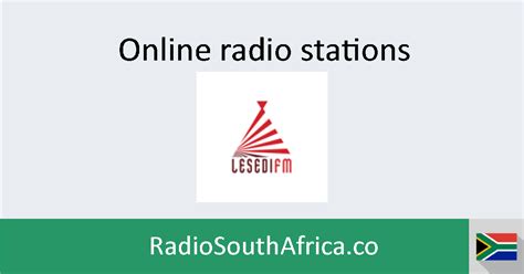 listen to lesedi radio live.